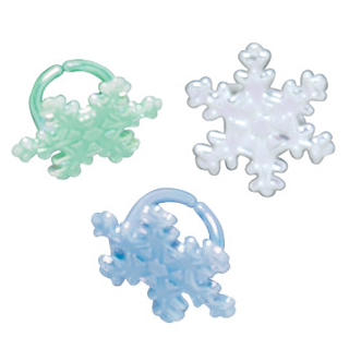 RINGS - ASSORTED SNOWFLAKES